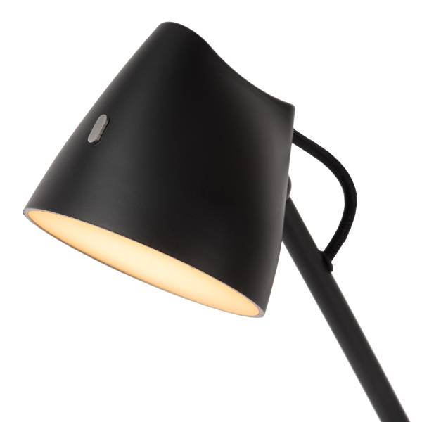 LED Tischleuchte Milne Eisen - Schwarz
