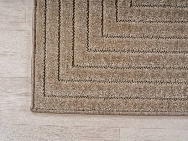 Kurzflorteppich Nova 1202 Polypropylen - Beige - 280 x 370 cm