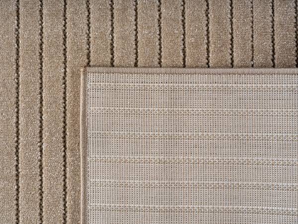 Kurzflorteppich Nova 1202 Polypropylen - Beige - 280 x 370 cm