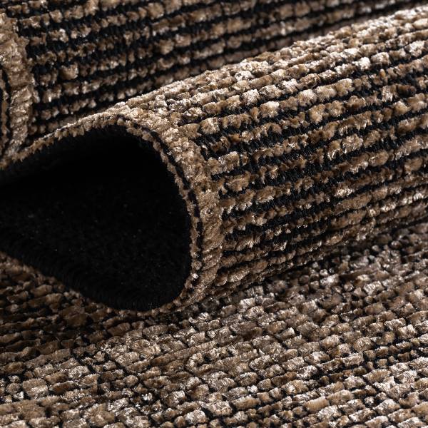 Tappeto a pelo corto Space 1900 Ciniglia / cotone - Beige - 240 x 340 cm
