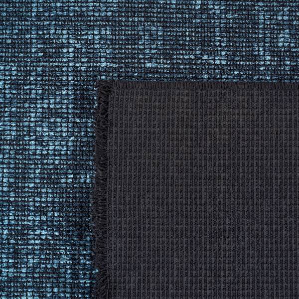 Kurzflorteppiche Space 1900 Chenille / Baumwolle - Blau - 140 x 200 cm