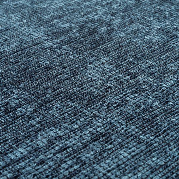 Kurzflorteppiche Space 1900 Chenille / Baumwolle - Blau - 140 x 200 cm