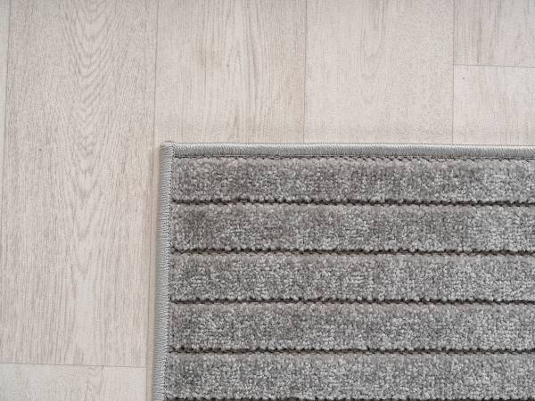Kurzflorteppich Nova 1201 Polypropylen - Silber - 280 x 370 cm