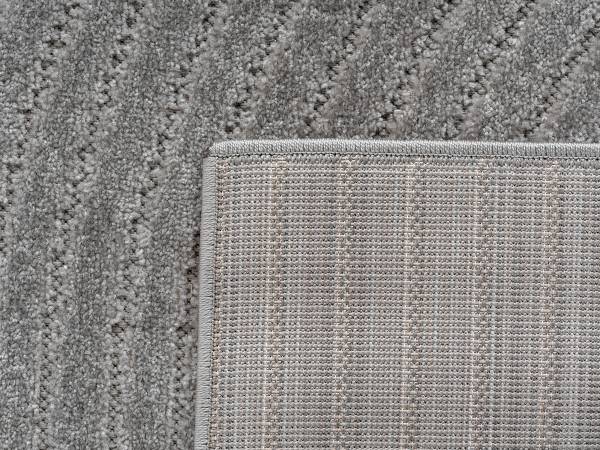 Kurzflorteppich Nova 1201 Polypropylen - Silber - 280 x 370 cm