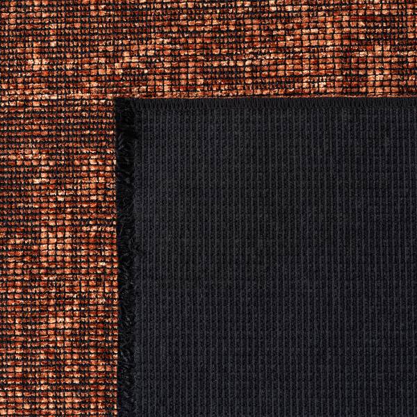 Kurzflorteppiche Space 1900 Chenille / Baumwolle - Kupfer - 160 x 230 cm