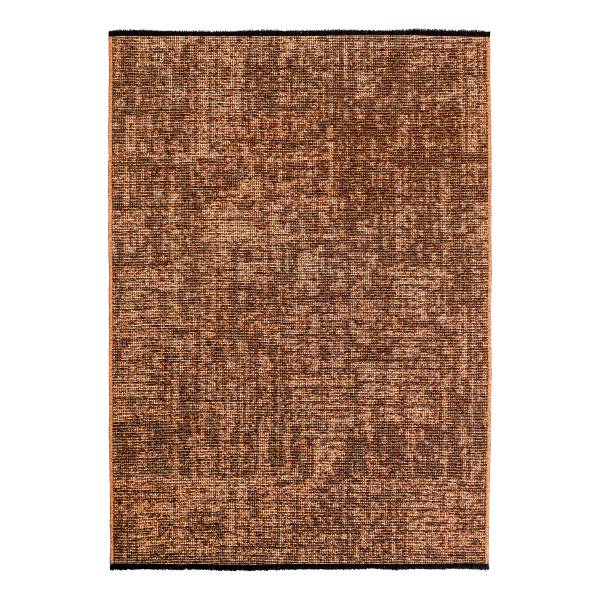 Kurzflorteppiche Space 1900 Chenille / Baumwolle - Kupfer - 200 x 290 cm