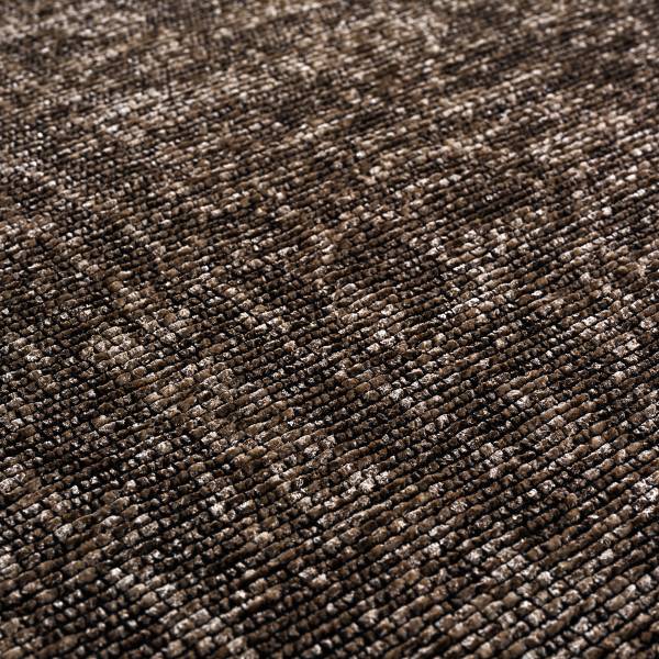 Kurzflorteppiche Space 1900 Chenille / Baumwolle - Braun - 140 x 200 cm