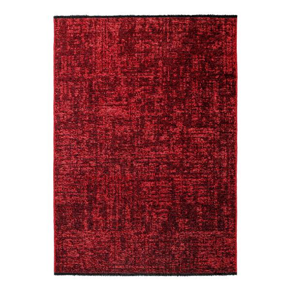 Kurzflorteppiche Space 1900 Chenille / Baumwolle - Rot - 240 x 340 cm