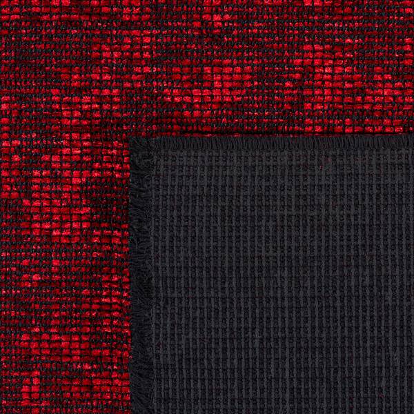 Kurzflorteppiche Space 1900 Chenille / Baumwolle - Rot - 240 x 340 cm