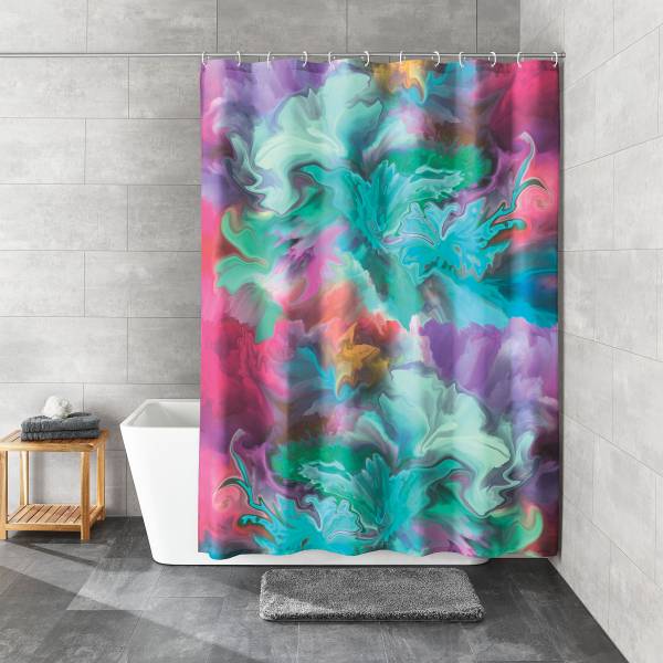 Duschvorhang Fusion Polyester - Multicolor