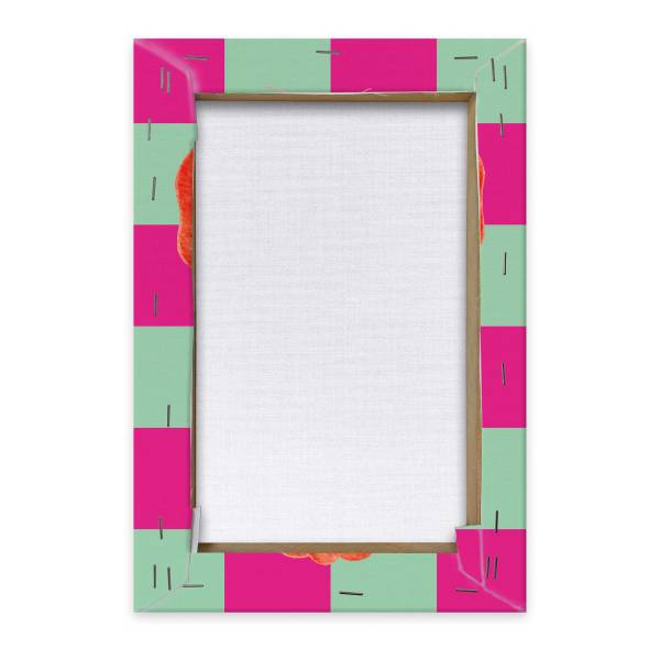 Wandbild Lobster Checkers Polyester- Orange - 20 x 30 cm