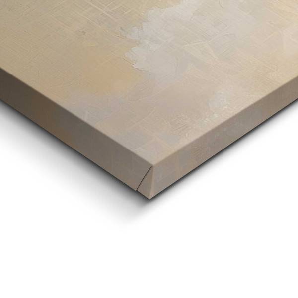 Leinwandbild Kräne Polyester- Beige - 50 x 70 cm
