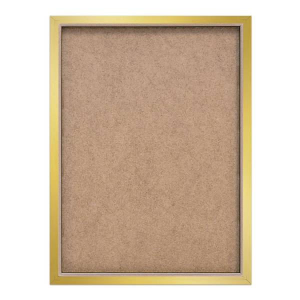 Gerahmtes Bild Moonphases MDF - Gold - 30 x 40 cm