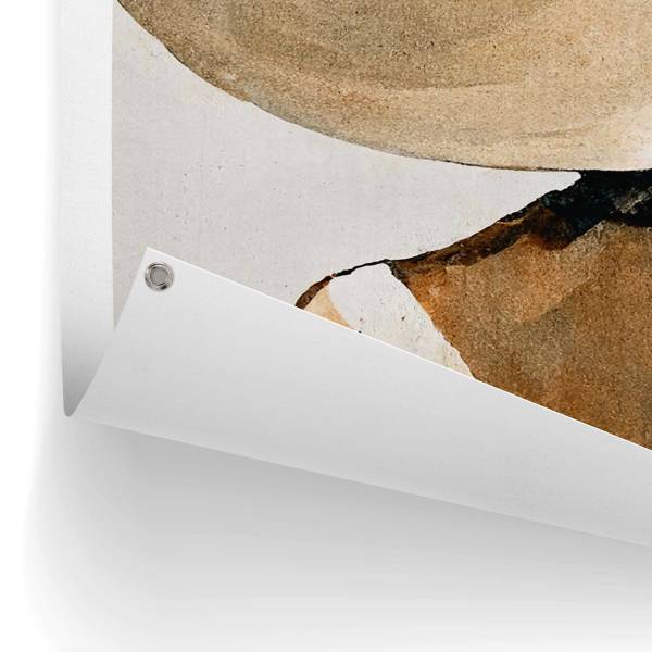 Outdoor-Poster Summer Shades Polyester- Beige - 60 x 80 cm