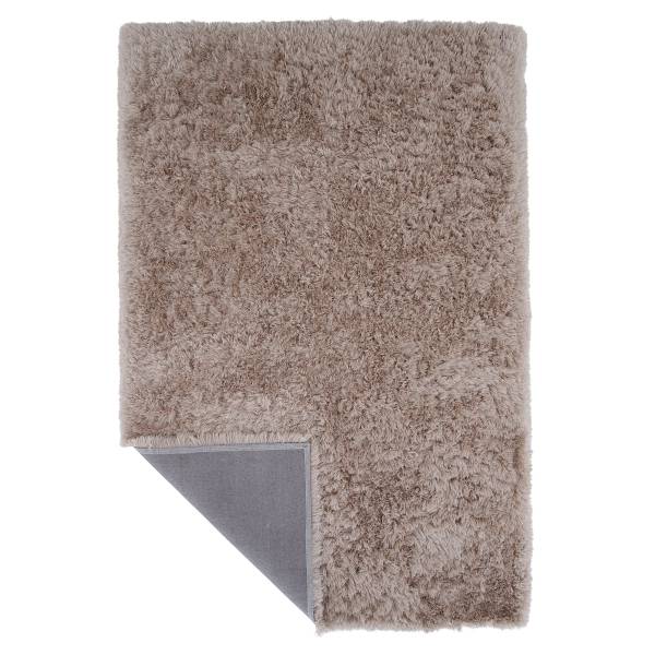 Hochflorteppich Grace Polyester - Beige - 160 x 230 cm