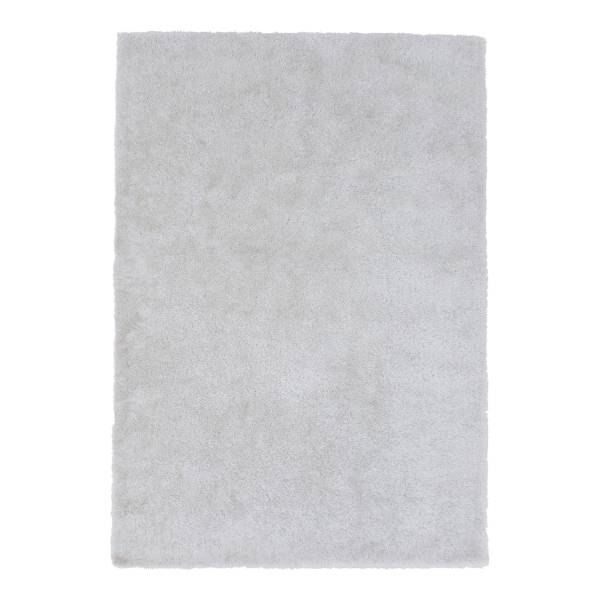 Tappeto a pelo lungo Mattis Poliestere - bianco