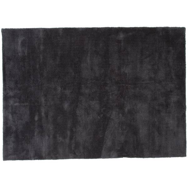 Hoogpolig vloerkleed Undra Dark polyester - grijs