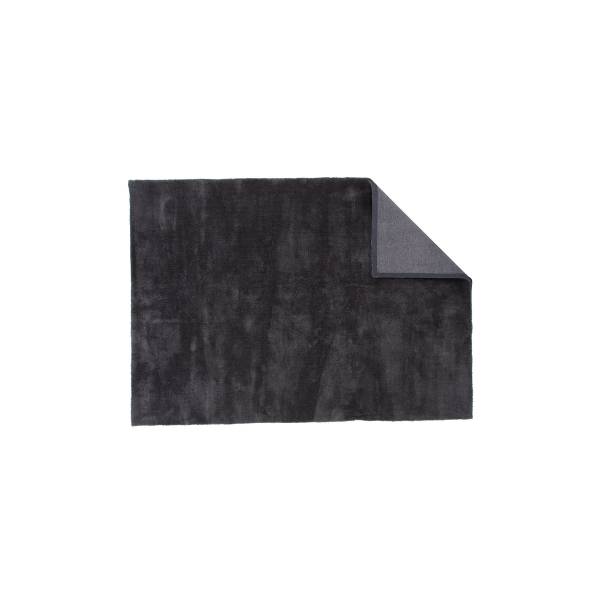 Hoogpolig vloerkleed Undra Dark polyester - grijs