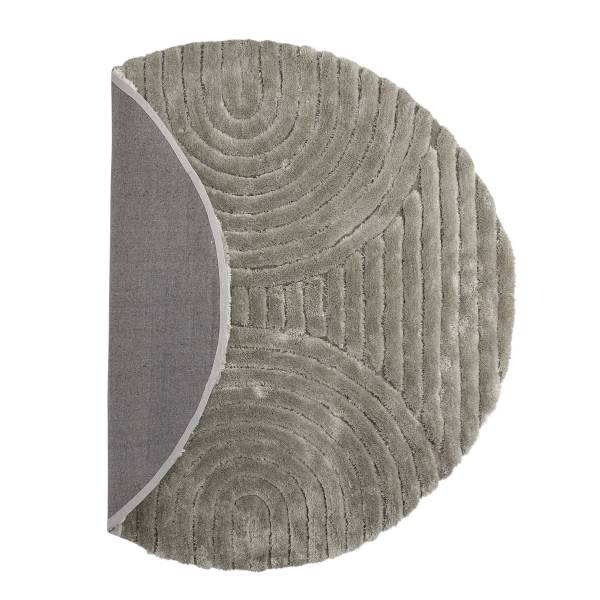 Tappeto a pelo lungo Niklas Poliestere - Grigio-beige