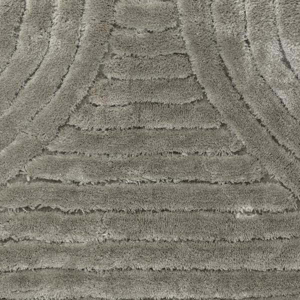 Tappeto a pelo lungo Niklas Poliestere - Grigio-beige