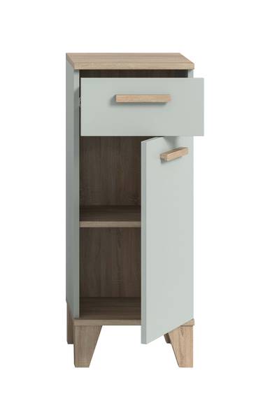 Unterschrank Star Hellgrün / Eiche Hell Dekor