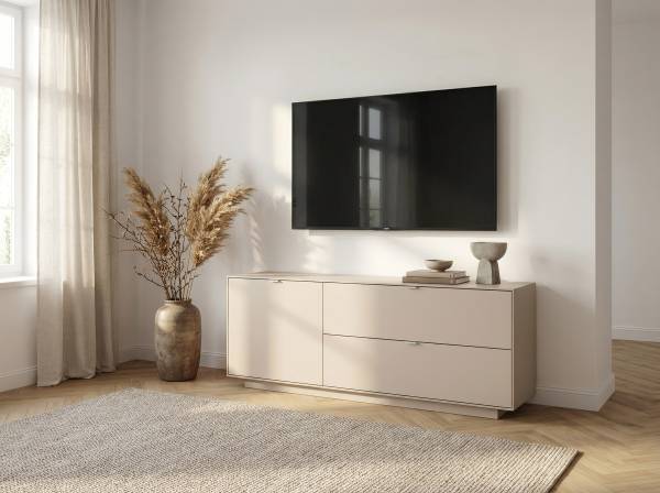 Tv-meubel Katumo - 160 cm kasjmierkleurig