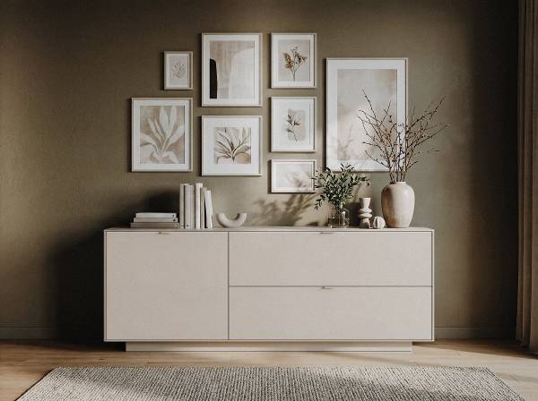 Tv-meubel Katumo - 160 cm kasjmierkleurig