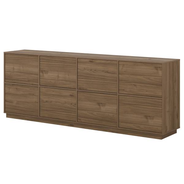 Dressoir KANA walnoothouten look