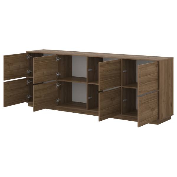 Dressoir KANA walnoothouten look
