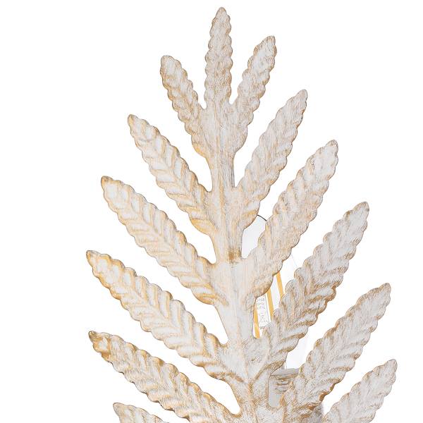 Wandlamp Felce ijzer - 2-lichts - wit
