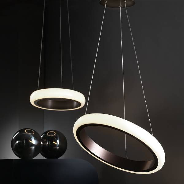 Pendelleuchte Anello Aluminium - 1-flammig
