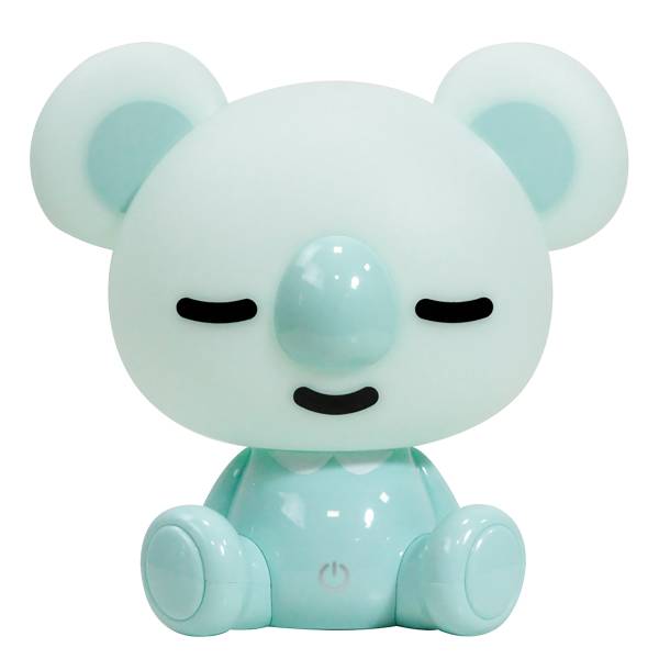 Tischleuchte Koala PVC - 1-flammig - Babyblau