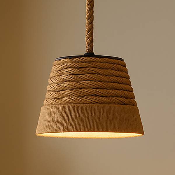 Hanglamp Coen rotan - 1-lichts