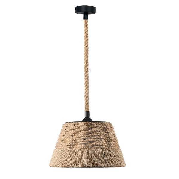 Hanglamp Coen rotan - 1-lichts