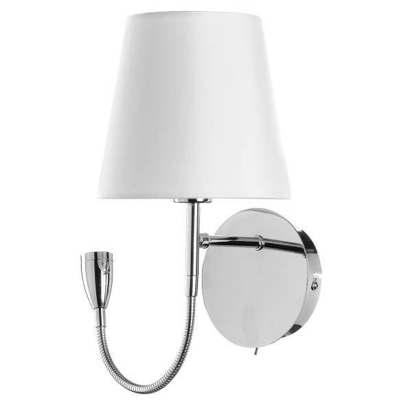 Wandlamp Bed Rotonda katoen/ijzer - 1-lichts