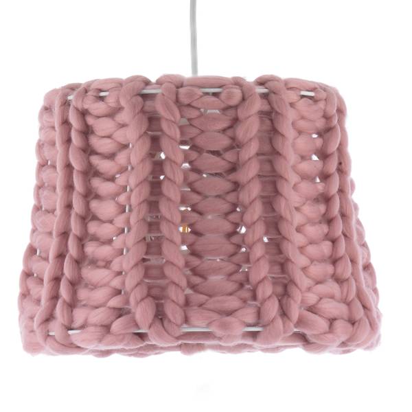 Pendelleuchte Dolly Baumwollstoff / Eisen - 1-flammig