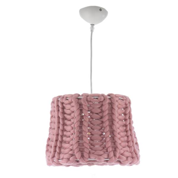 Pendelleuchte Dolly Baumwollstoff / Eisen - 1-flammig