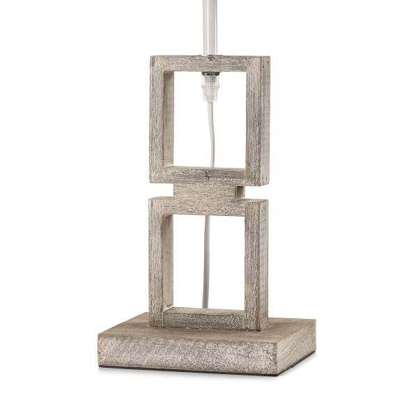Tischleuchte Kisar Baumwollstoff - 1-flammig - Höhe: 30 cm