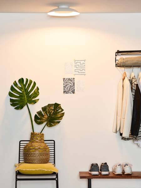 Deckenleuchte Foskal Eisen - Schwarz