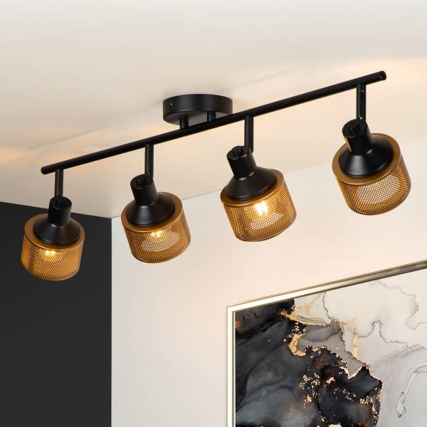 Deckenleuchte Rafa Typ C Eisen - Schwarz