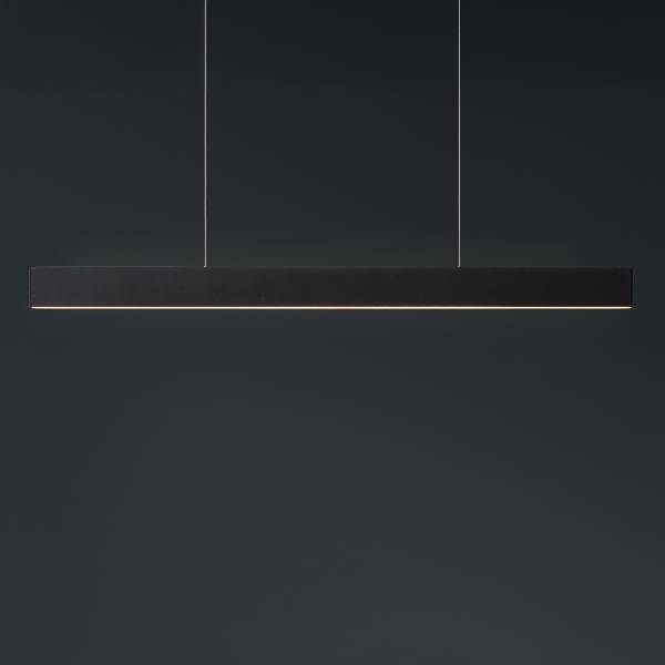 LED Pendelleuchte Raya Eisen - Schwarz