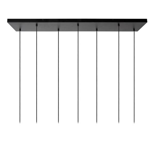 Pendelleuchte Marius Typ A Aluminium / Opalglas - Grau