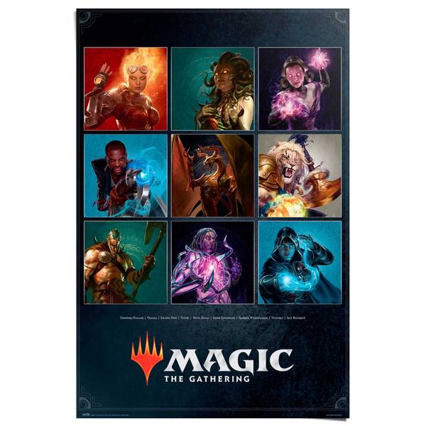 Poster Magic - The Gathering Papier - Mehrfarbig - 61 x 91,5 cm