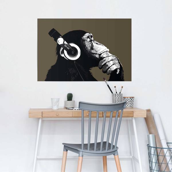Affiche The Chimp Stereo Papier - noir - 61 x 92 cm