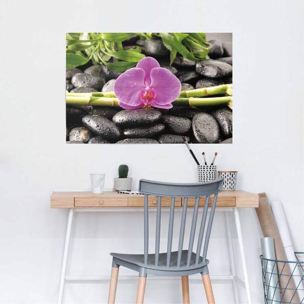 Poster Orchidee Papier - Pink - 61 x 91,5 cm