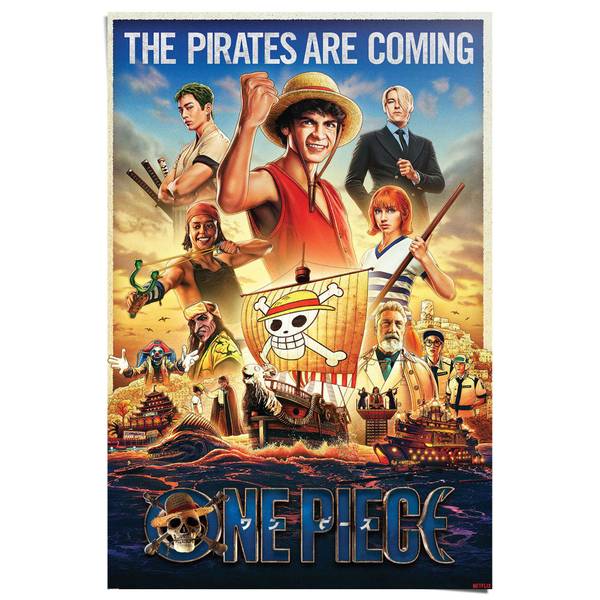 Poster One Piece - Live Action Papier - Mehrfarbig - 61 x 91,5 cm