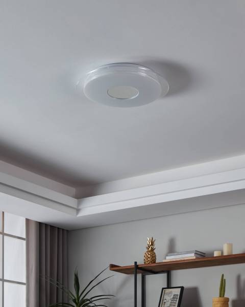 Lampada da soffitto LED Lanciano Acciaio / Policarbonato - 4 punto luce
