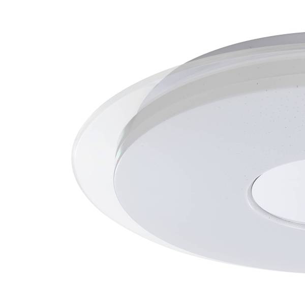 Lampada da soffitto LED Lanciano Acciaio / Policarbonato - 4 punto luce