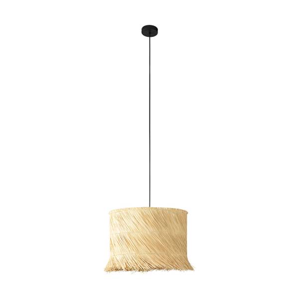 Lampada a sospensione Paisano Rattan / acciaio - 1 punto luce