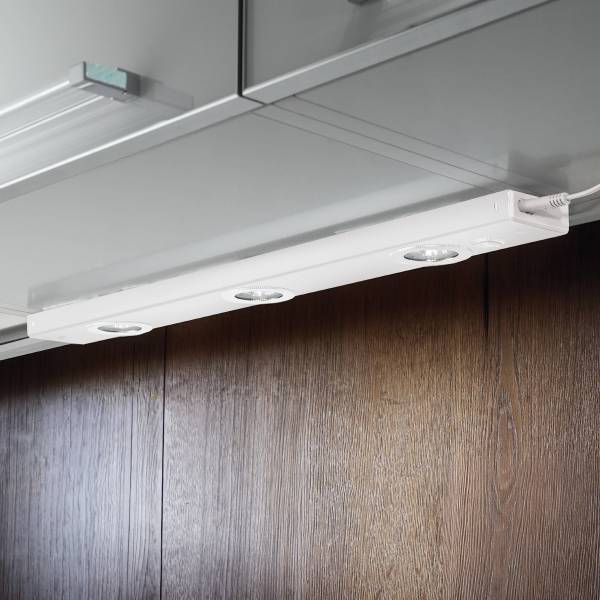 Lampada a incasso LED Kob Acciaio - 3 punti luce